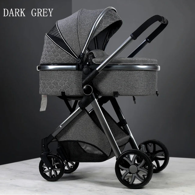 Portable Luxury 3-in-1 Baby Stroller