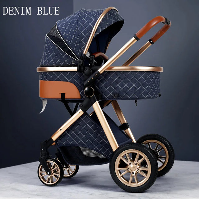 Portable Luxury 3-in-1 Baby Stroller