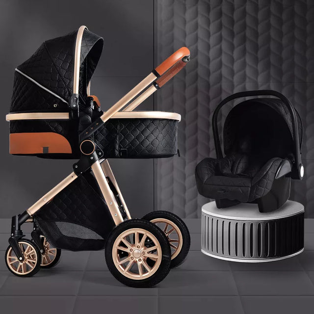 Portable Luxury 3-in-1 Baby Stroller