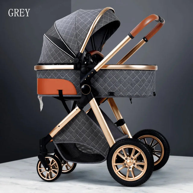 Portable Luxury 3-in-1 Baby Stroller