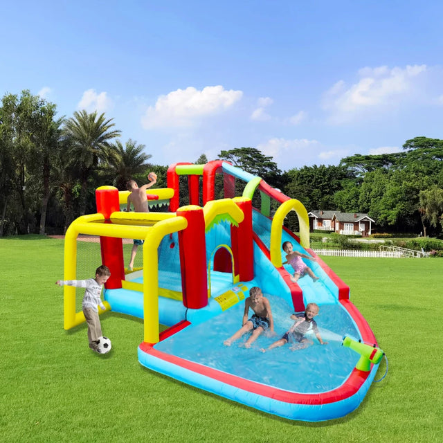 Mega Bounce House Playground with Splash Pool