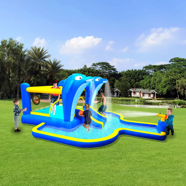 Mega Bounce House Playground with Splash Pool