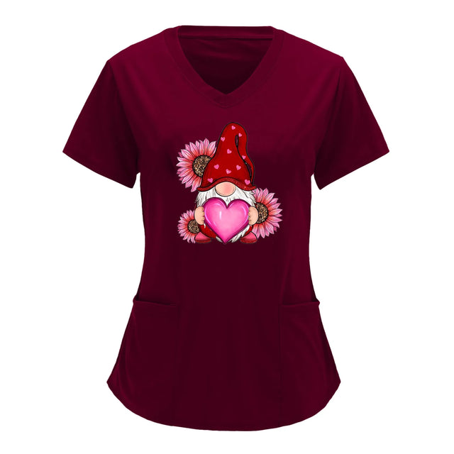 Valentine 's Scrub Top