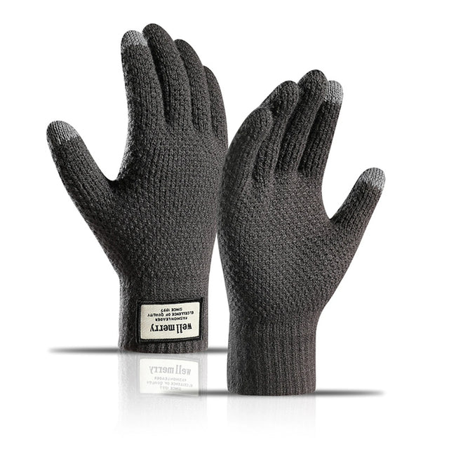 Winter Touchscreen Gloves with Elastic Cuff
