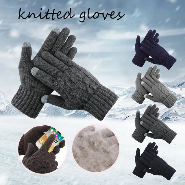 Warm Full Finger Gloves for Men and Women