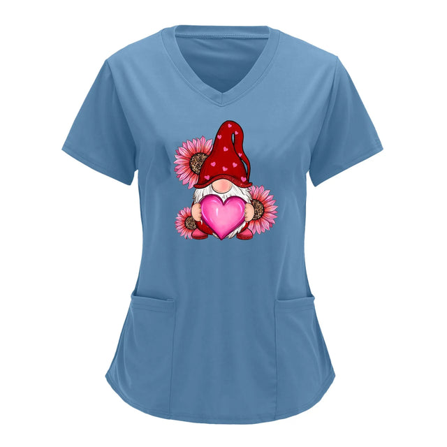 Valentine 's Scrub Top