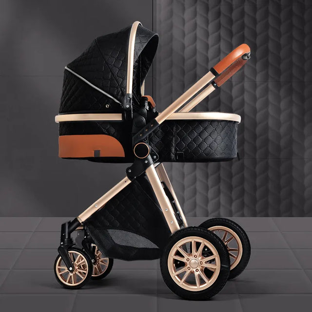 Portable Luxury 3-in-1 Baby Stroller