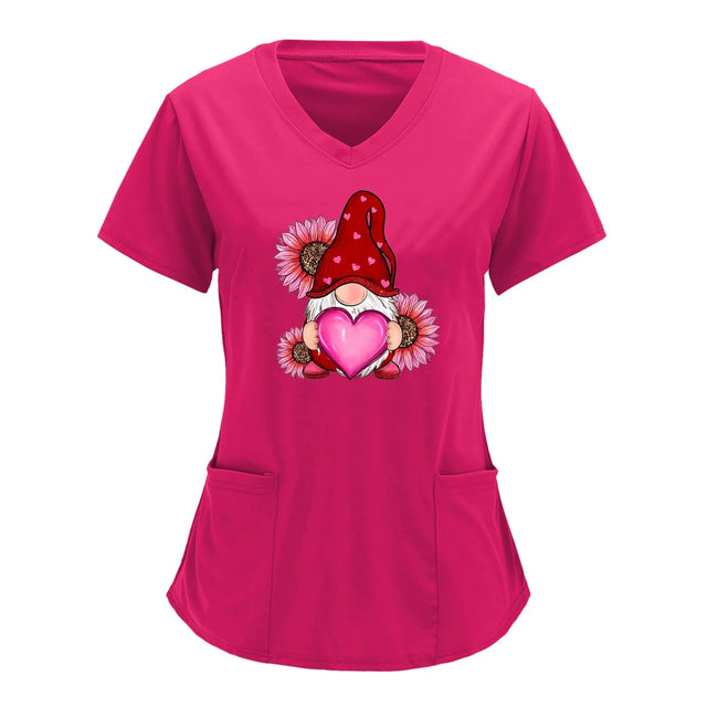 Valentine 's Scrub Top