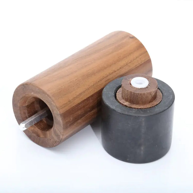 Wooden Marble Spice Grinder